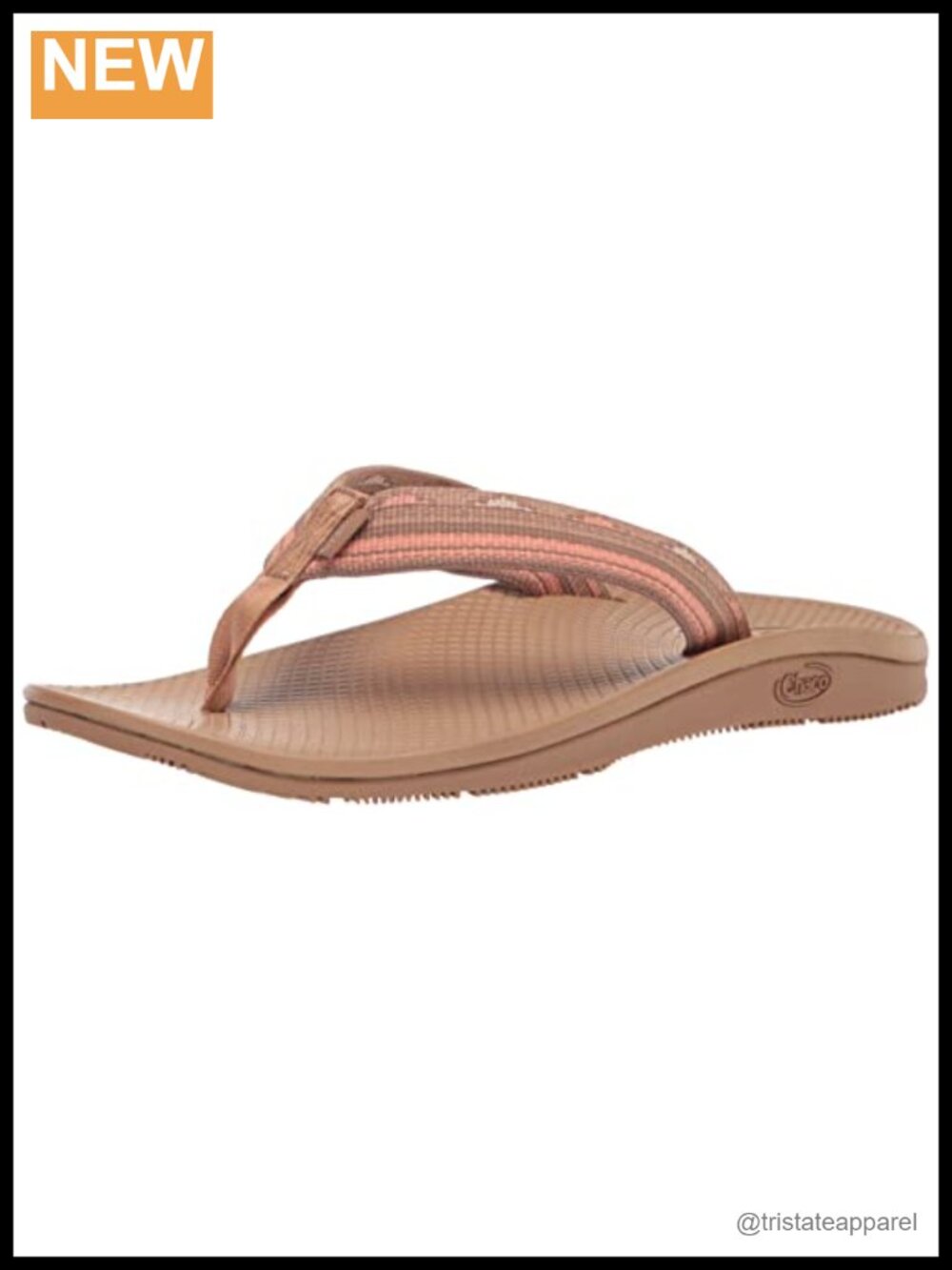 Chaco Women's Classic Flip Sandals Polyester Jacquard Suede Footbed Outdoor